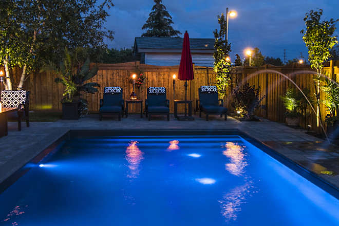 backyard pool